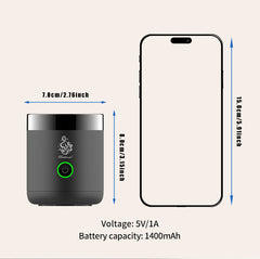 B37-Mini Portable Bakhoor Burner Electric - Electric Incense Burner with Timer -Arabian Bakhoor Burner