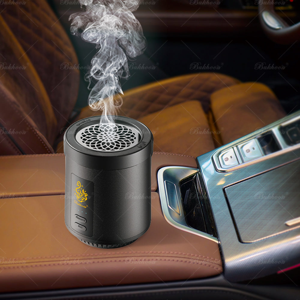 B39-Electric Incense Burner with Timer, Charcoal & Oud 2-in-1, Arabian Oud Bakhoor Burner