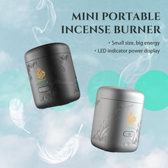 B38-Portable Bakhoor Burner Electric - Electric Incense Burner with Timer - Arabian Bakhoor Burner