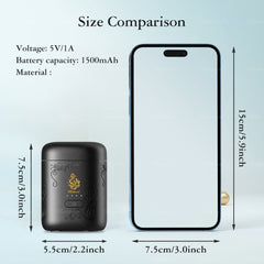 B38-Portable Bakhoor Burner Electric - Electric Incense Burner with Timer - Arabian Bakhoor Burner