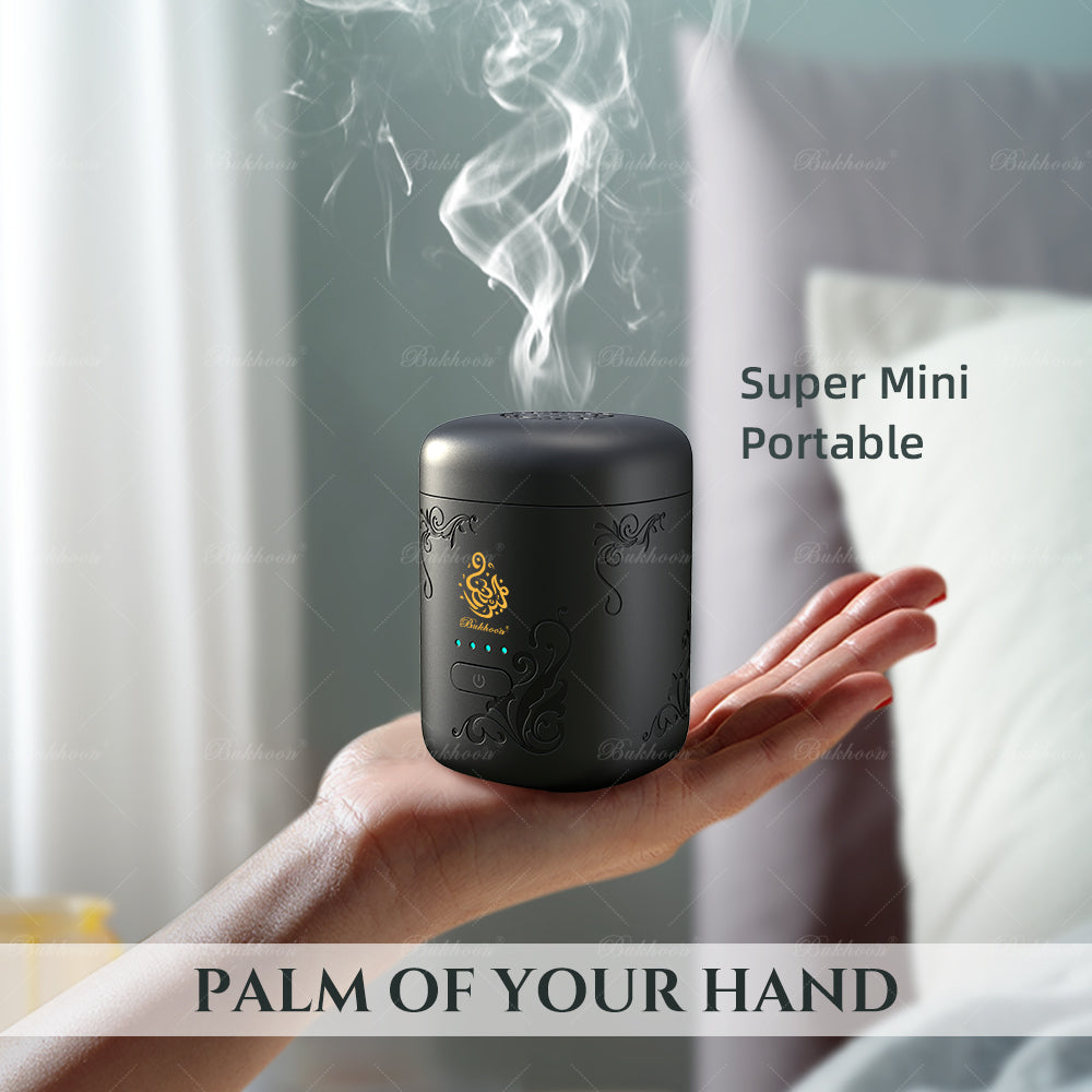 B38-Portable Bakhoor Burner Electric - Electric Incense Burner with Timer - Arabian Bakhoor Burner