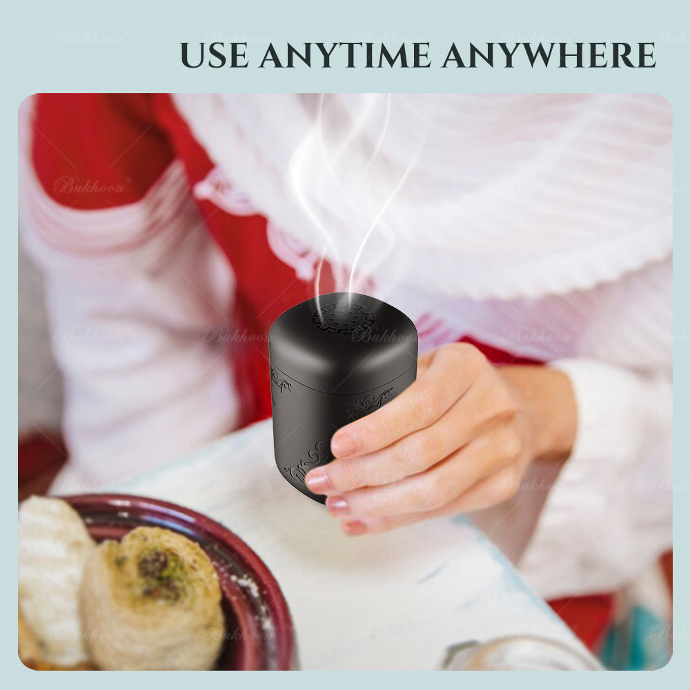 B38-Portable Bakhoor Burner Electric - Electric Incense Burner with Timer - Arabian Bakhoor Burner