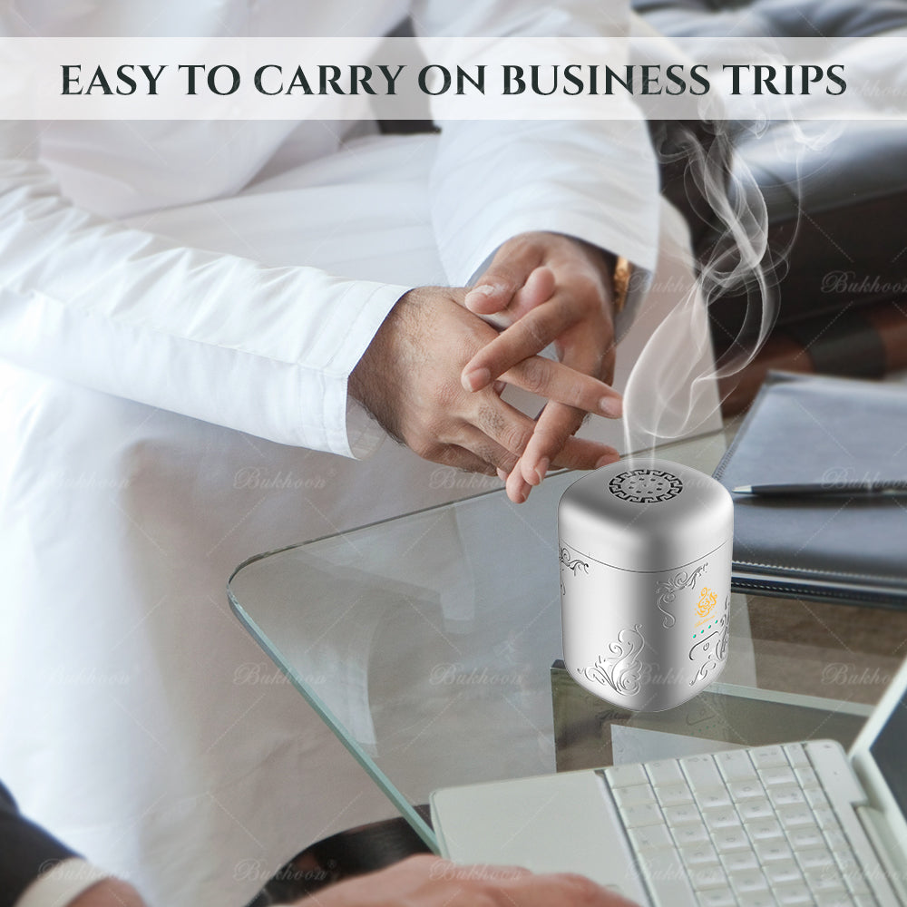 B38-Portable Bakhoor Burner Electric - Electric Incense Burner with Timer - Arabian Bakhoor Burner