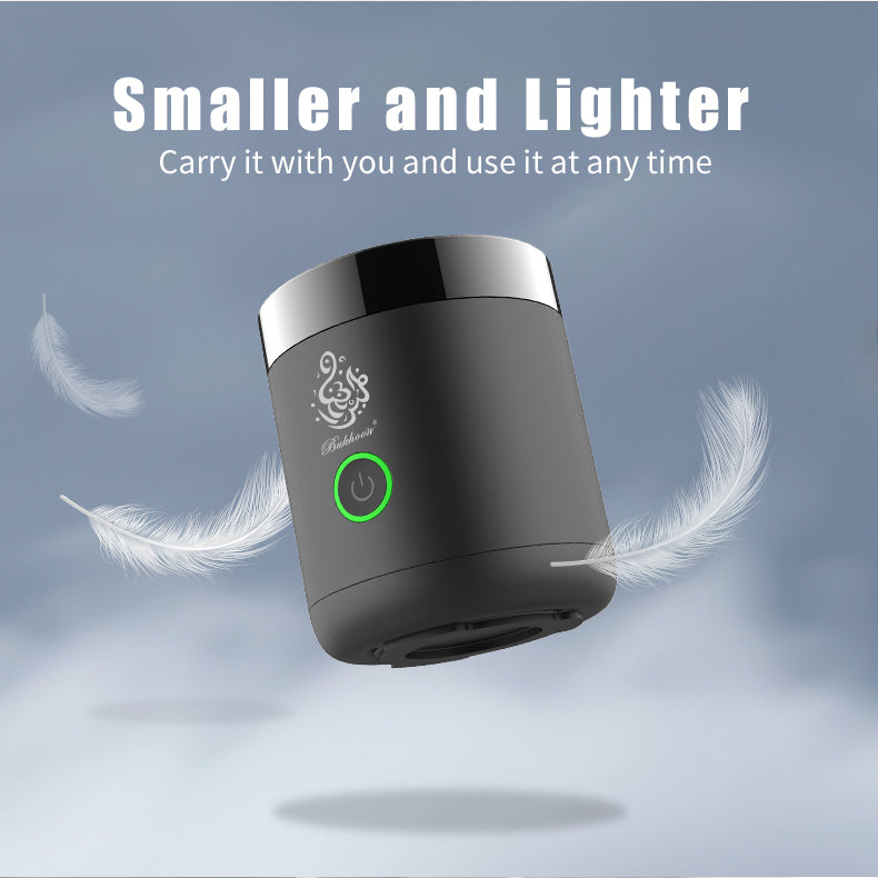 B37-Mini Portable Bakhoor Burner Electric - Electric Incense Burner with Timer -Arabian Bakhoor Burner